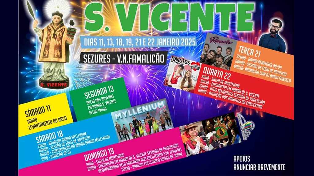 Famalicão: Arco de S. Vicente será erguido na tarde de 11 de janeiro