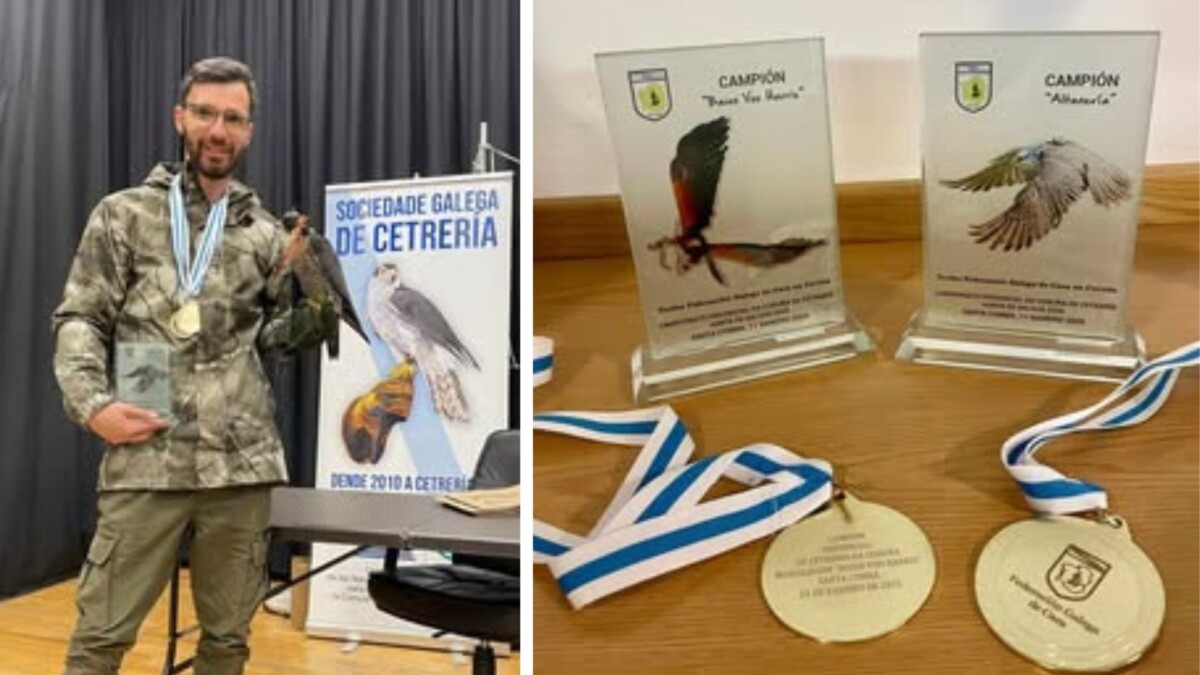 Famalicense é campeão de Altanaria e baixo voo com Águia de Harris