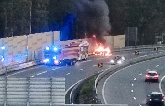 Famalicão: Carro arde na A3