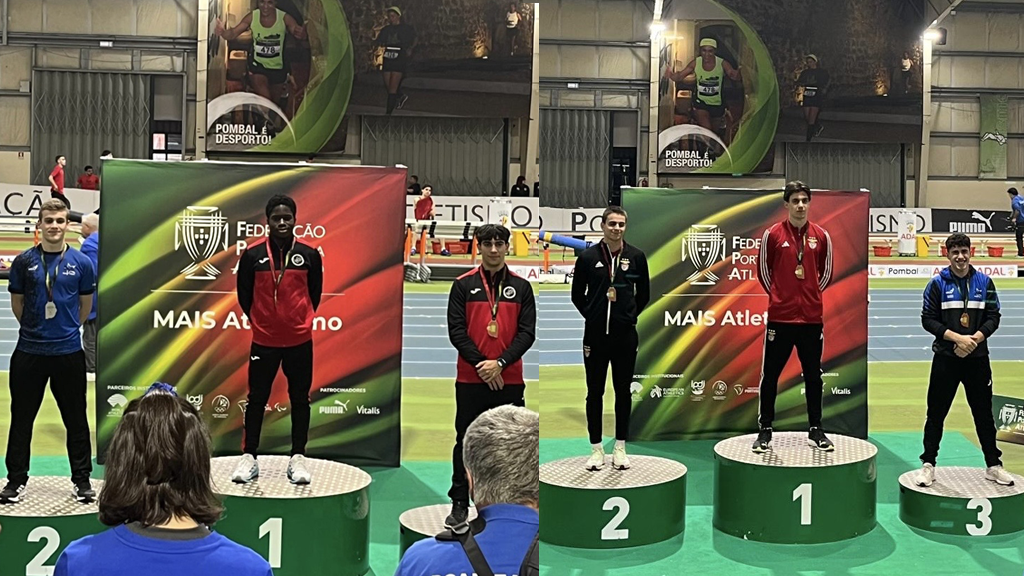 Famalicão: Papa Léguas sobe ao pódio no Nacional sub-20 de pista curta