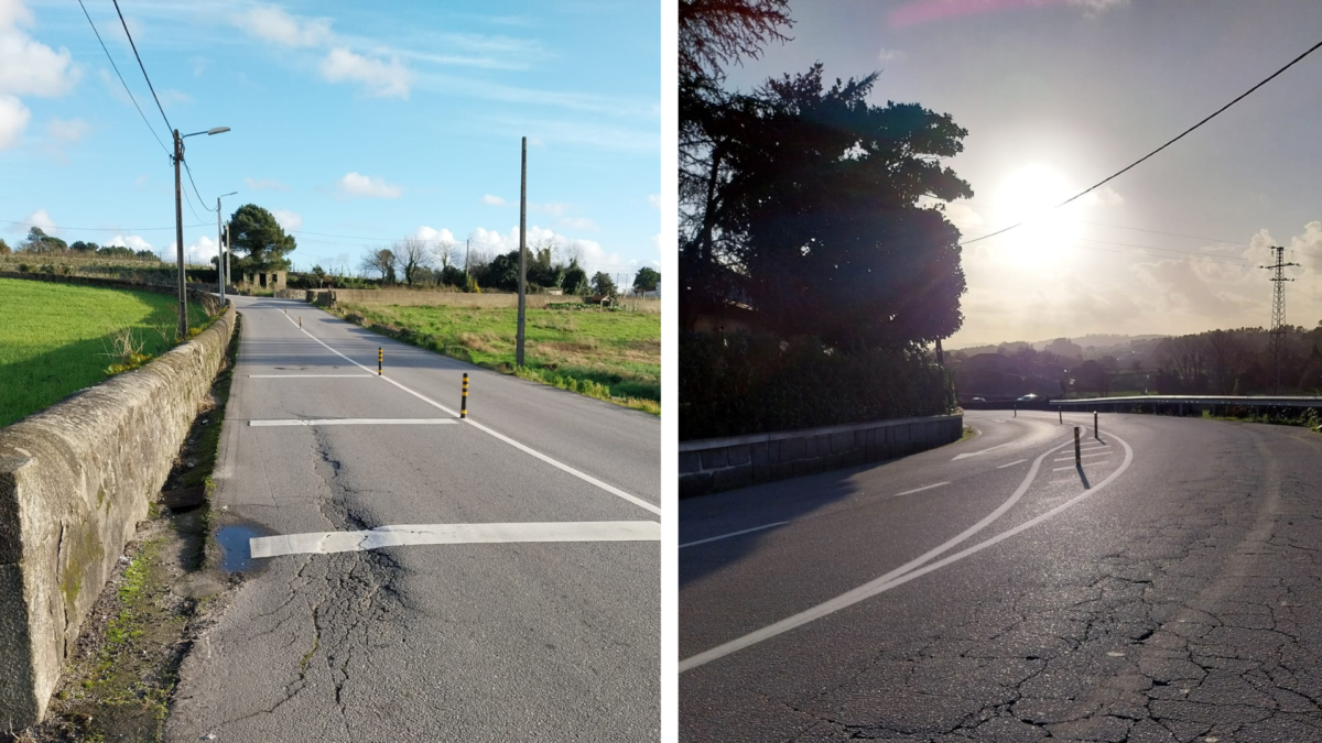 Famalicão: Pilaretes reforçam segurança dos condutores em zona de acidentes na freg. de Seide