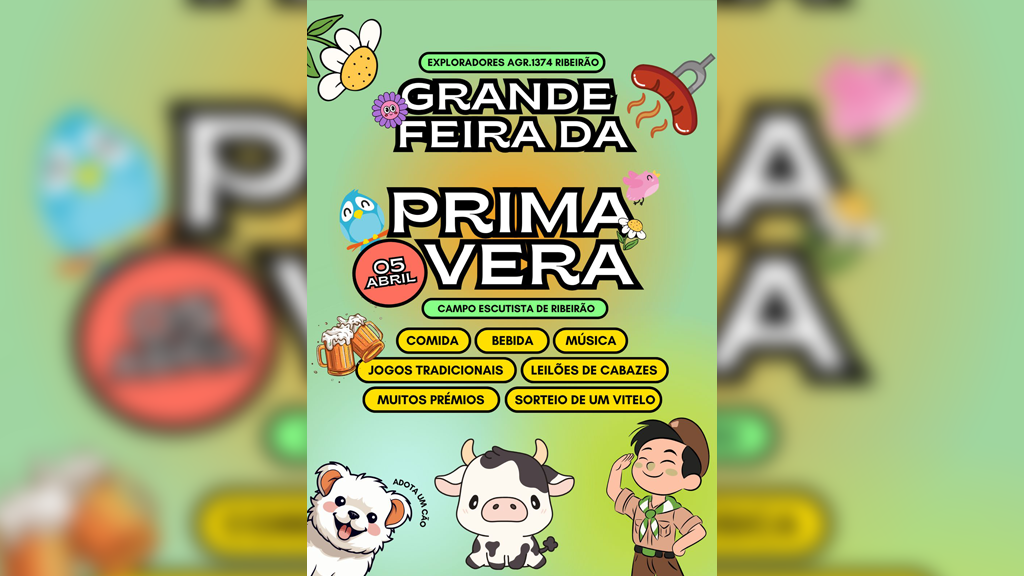 Famalicão: Grande Feira da Primavera em Ribeirão