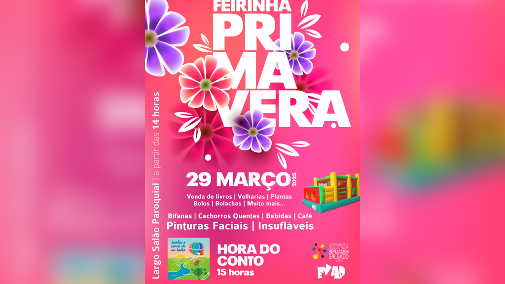 Famalicão: Muitas propostas na feirinha da Primavera de Vermoim