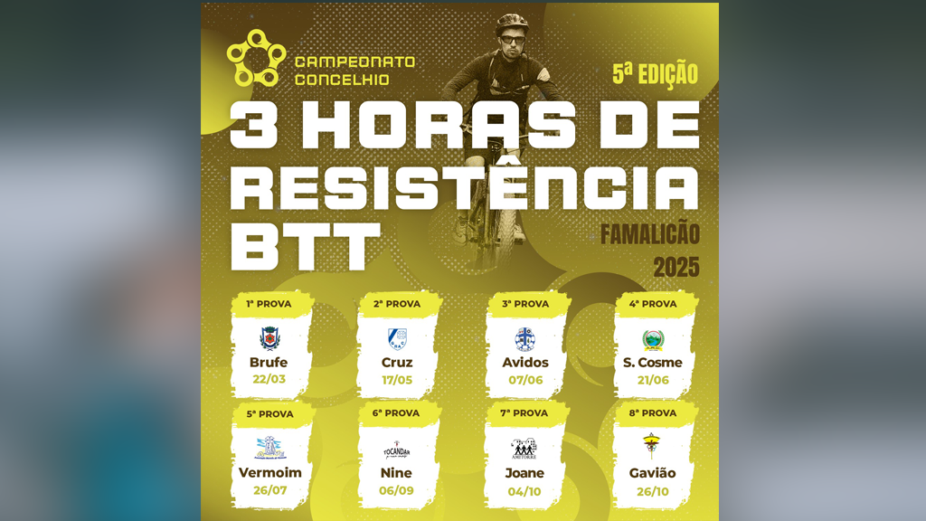Famalicão: Quinta edição do Concelhio 3 Horas Resistência BTT começa em Brufe