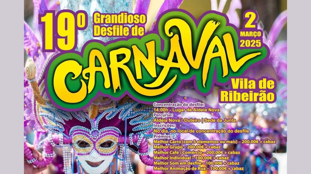Famalicão: Já são conhecidos os vencedores do Carnaval de Ribeirão