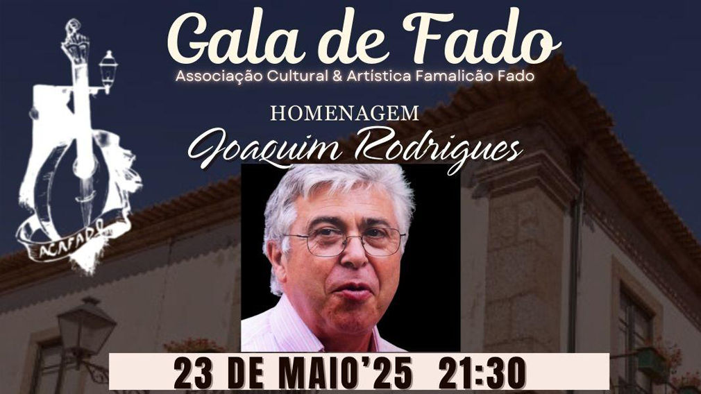 Famalicão: Gala de Fado presta homenagem a Joaquim Rodrigues