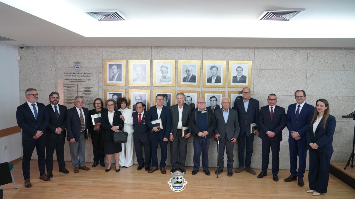 Famalicão: No Dia da Liberdade, Nine inaugura galeria em homenagem a ex-autarcas