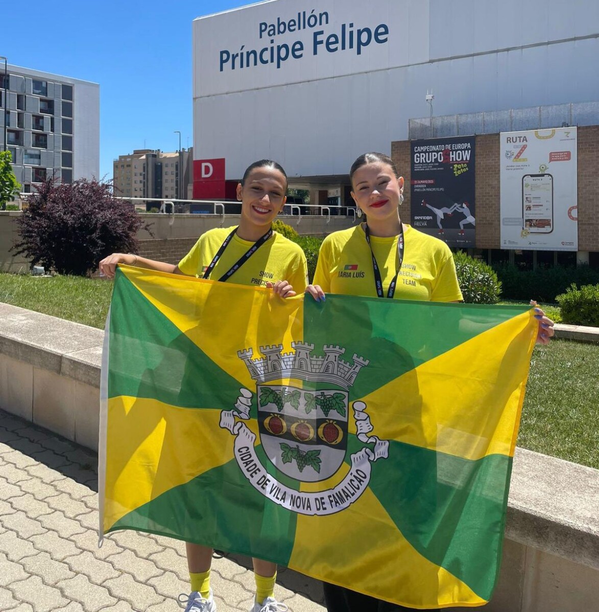 Famalicão: Bruna e Maria no europeu de show e precisão