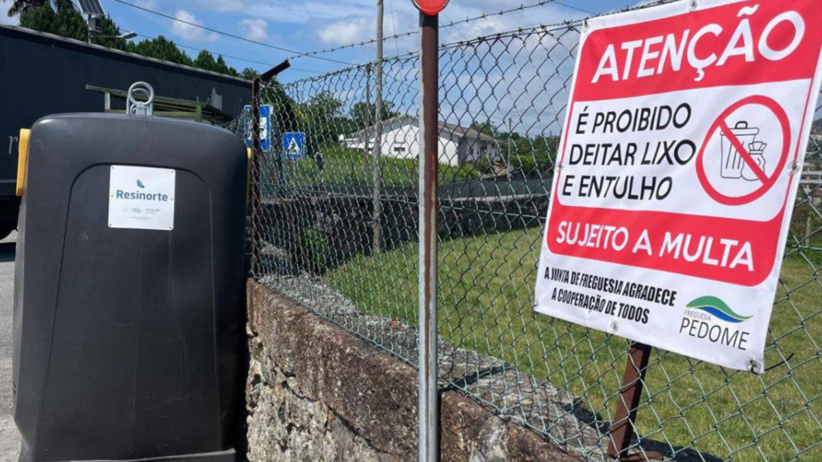 Junta de freguesia de Pedome sensibiliza população para a colocação de lixo nos locais certos