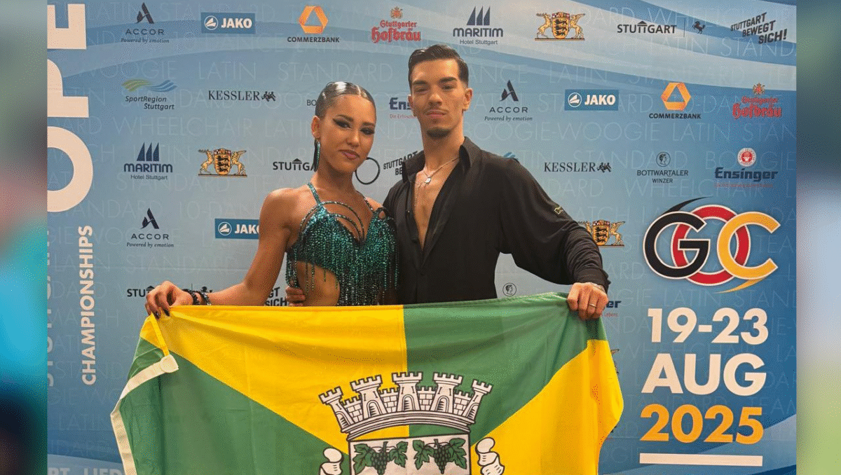 Famalicão: Par da Gindança brilha na Alemanha em representação de Portugal