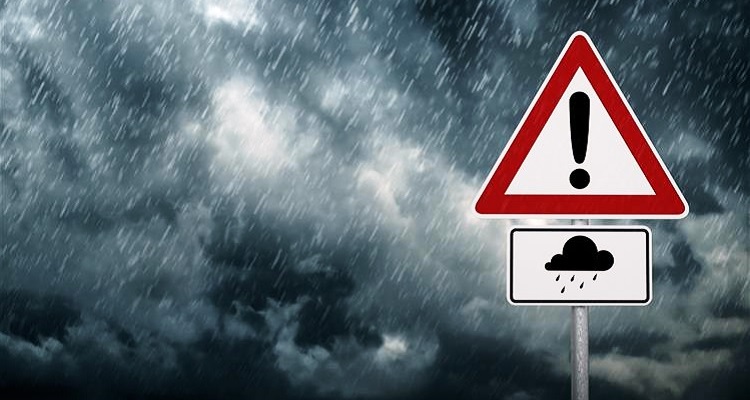 Chuva forte para este sábado e domingo: Região em aviso amarelo