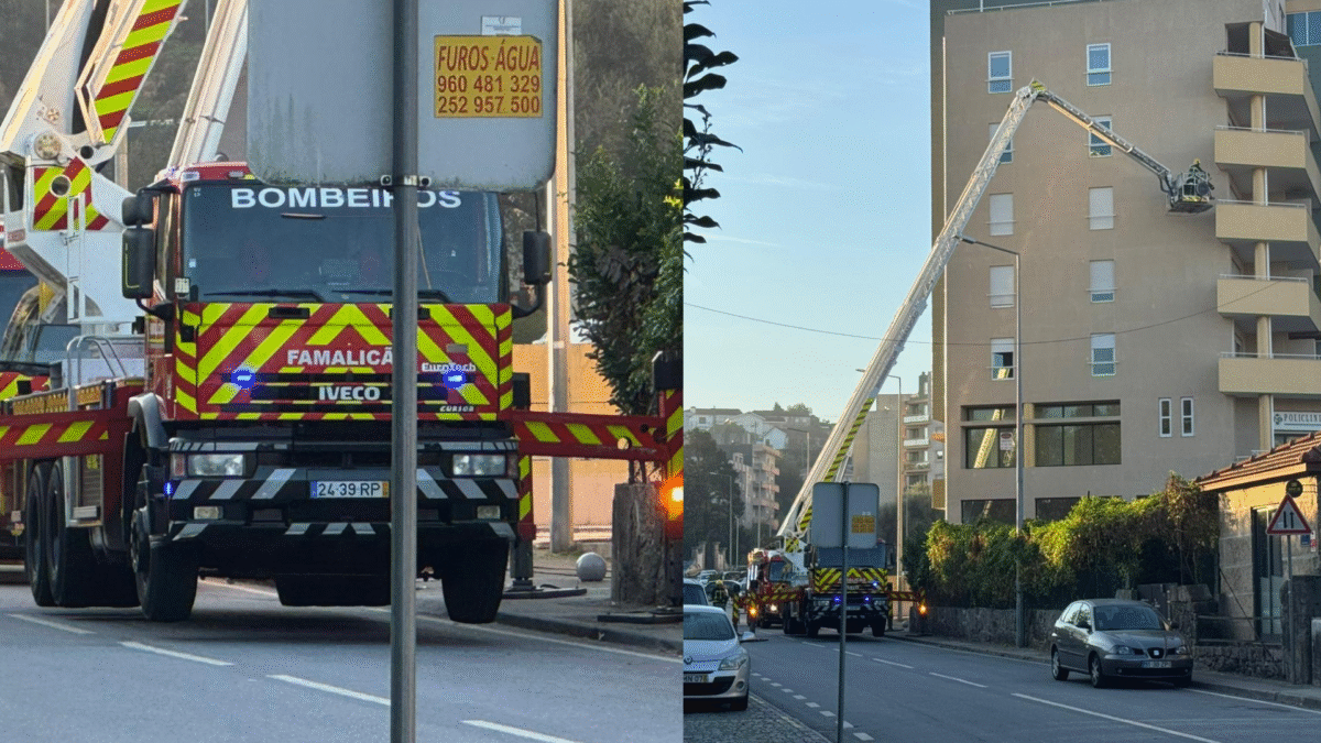 Famalicão: Bombeiros acionados para fogo em apartamento