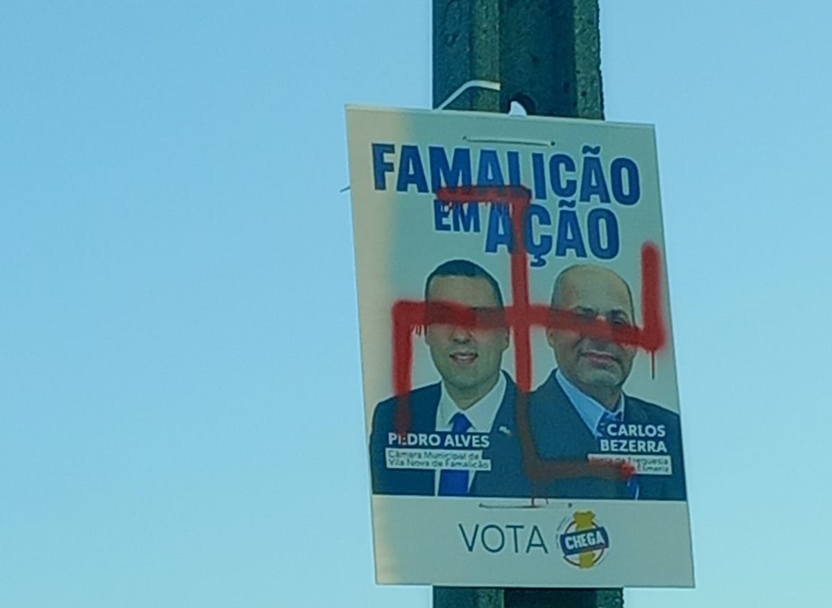 Famalicão: CHEGA denuncia atos de vandalismo eleitoral