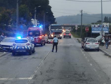 Famalicão: Colisão entre carro e mota faz um ferido em Gavião (N206)