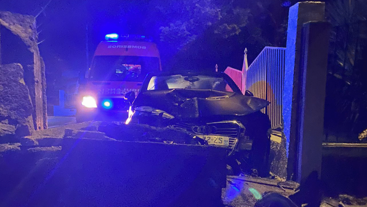 Famalicão: Um ferido em despiste contra um muro em Oliveira São Mateus