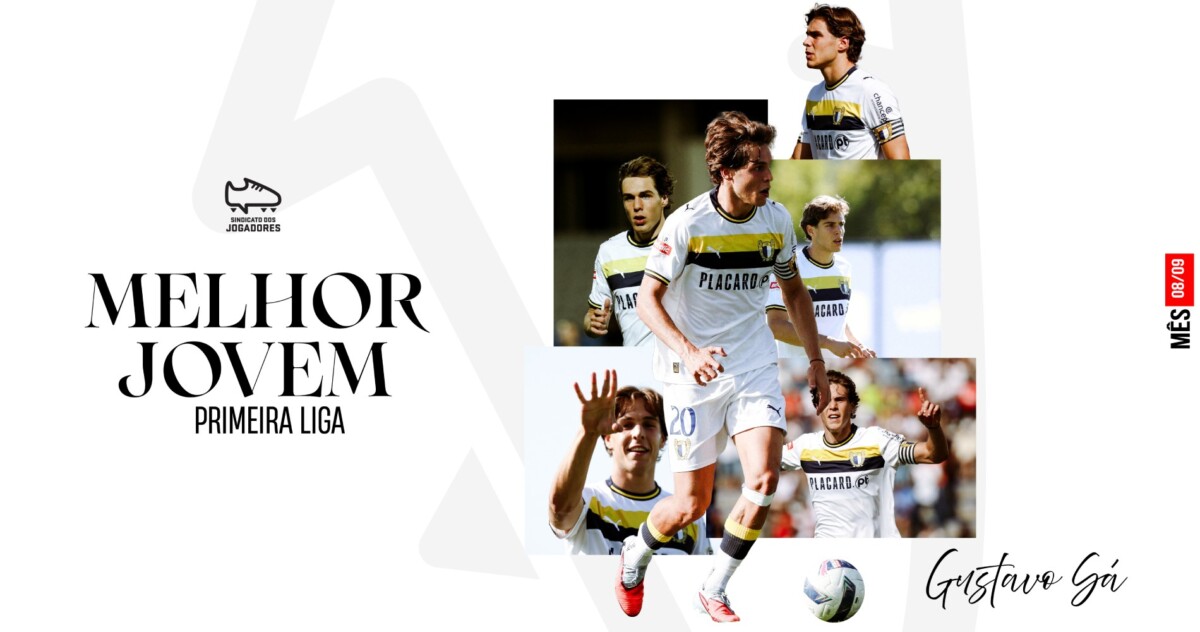 Gustavo Sá é o Melhor Jovem de agosto/setembro da Primeira Liga