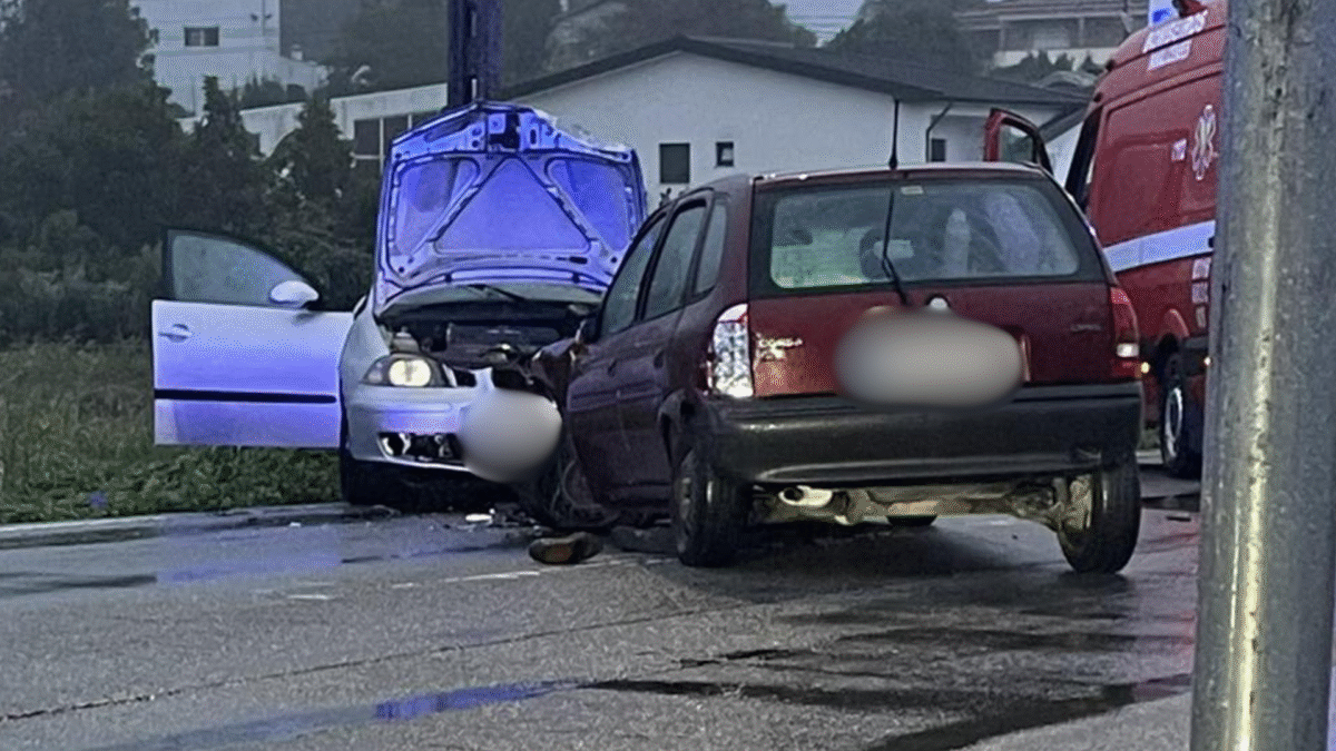 Famalicão: Um morto em colisão entre viaturas na N206 em Vermoim