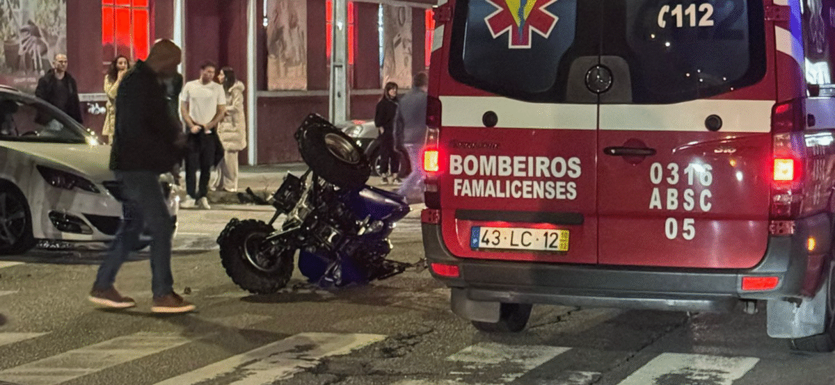 Famalicão: Motociclista de 43 anos morre em colisão na N206 (Pousada de Saramagos)