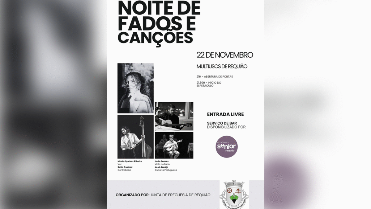 Famalicão: Noite de fado e canções em Requião