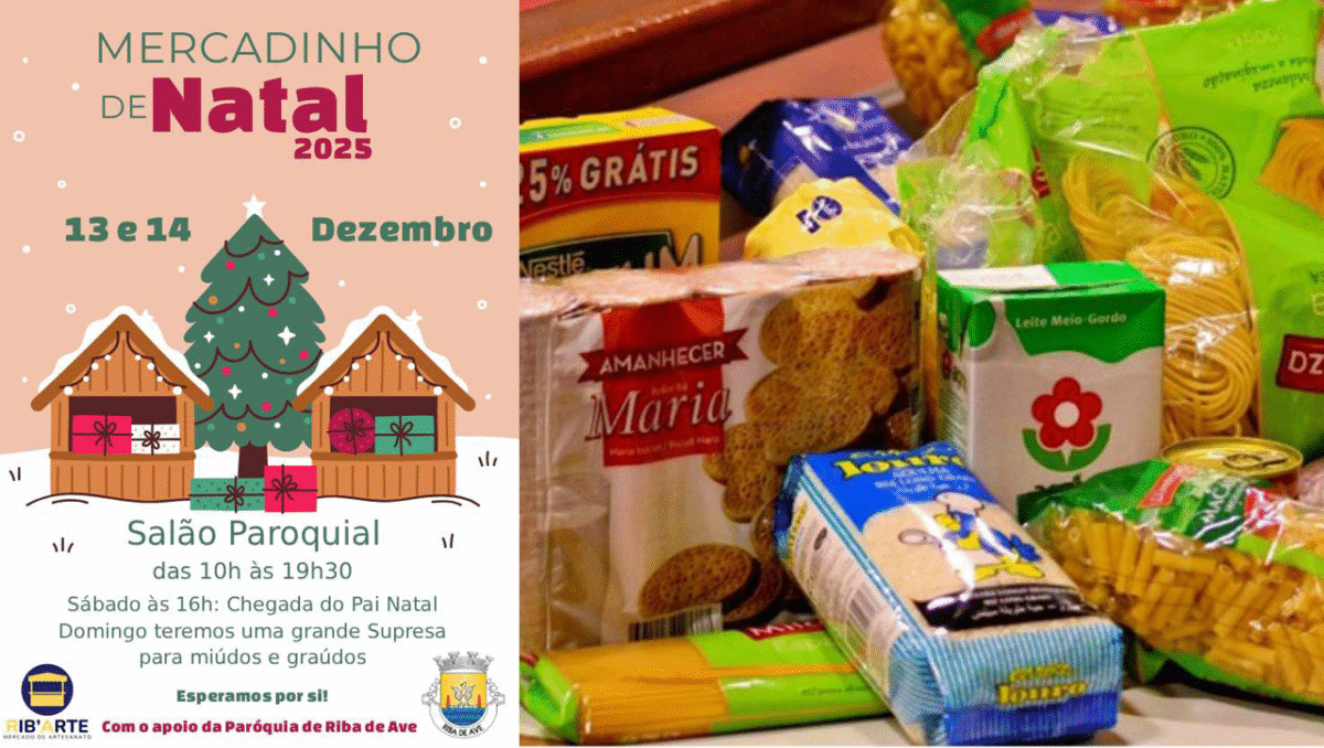 Famalicão: Mercadinho de Natal solidário em Riba de Ave