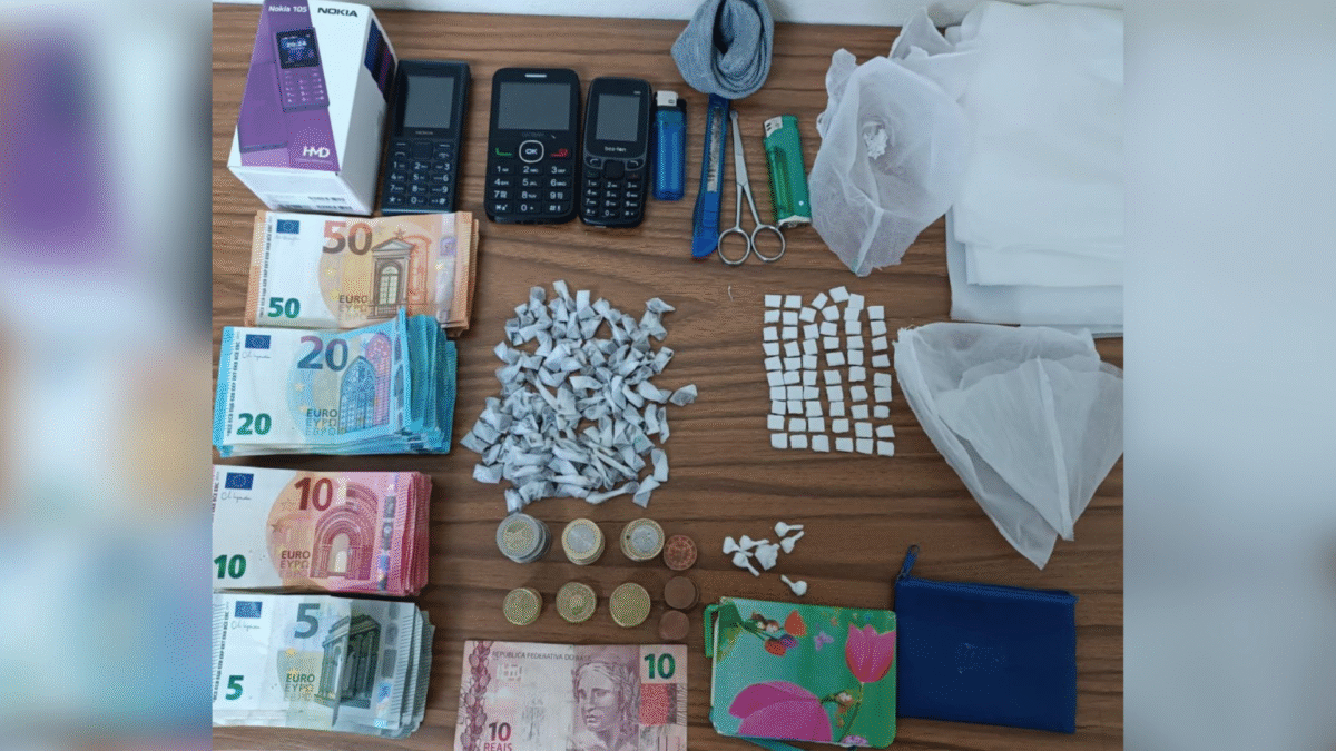 Famalicão: Mulher de 47 anos detida com mais de 300 de doses de droga