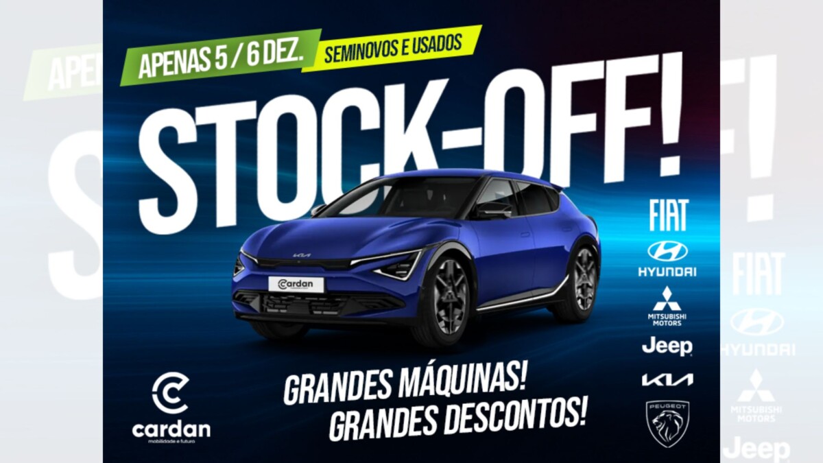 Grandes máquinas e grandes descontos no Stock-Off Cardan