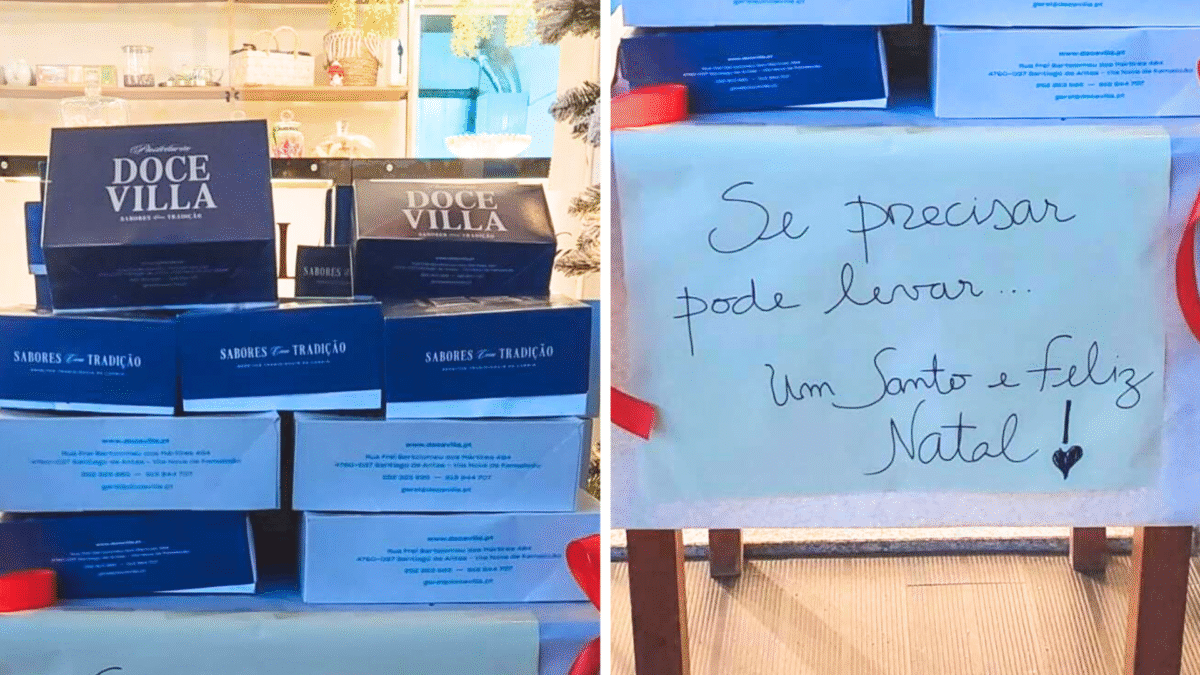 Solidariedade: Pastelaria coloca doces à porta para quem não os pode comprar