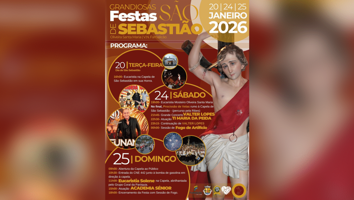 Famalicão: Já há programa para as festividades a São Sebastião