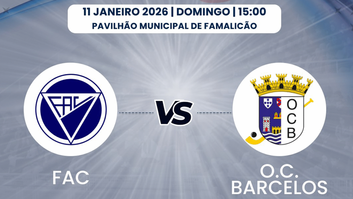 Famalicão: Taça de Portugal traz OC Barcelos ao Pavilhão Municipal