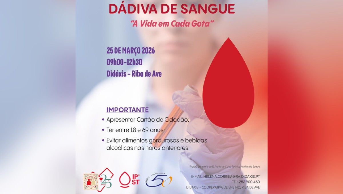Famalicão: Colheita de sangue na Didáxis